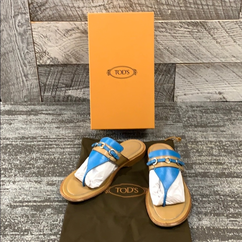 TOD’S Women’s Thong Sandals SZ 8.5